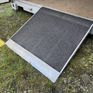 36" x 36" Aluminum Grit Coat Container Ramp-8000 LB AXLE LIMIT-LOCAL PICK UP ONLY