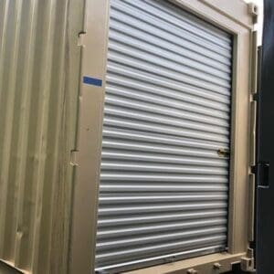 6’ Wide x 7' 4" Tall Roll Door In High Cube Container End Replacing Stock Doors