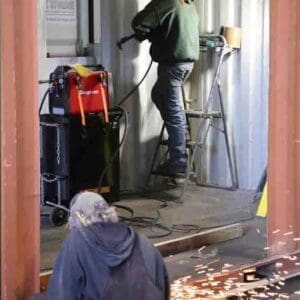Service - Cutting Holes In Containers Before Delivery