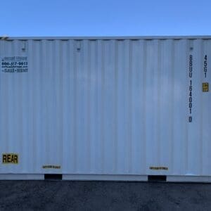 ***UNIQUE***16′ x 8′ x 9.5′ Tall – New *High Cube* Shipping/Storage Container – Wind and Watertight-WHITE