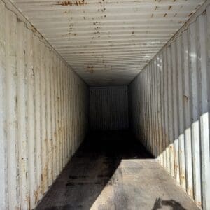 40′ x 8′ x 9.5′ Tall –Used *High Cube* Shipping / Storage Container- AS IS – BLUE