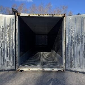 40′ x 8′ x 9.5′ Tall –**AS IS**REEFER**High Cube* Shipping / Storage Container- WHITE