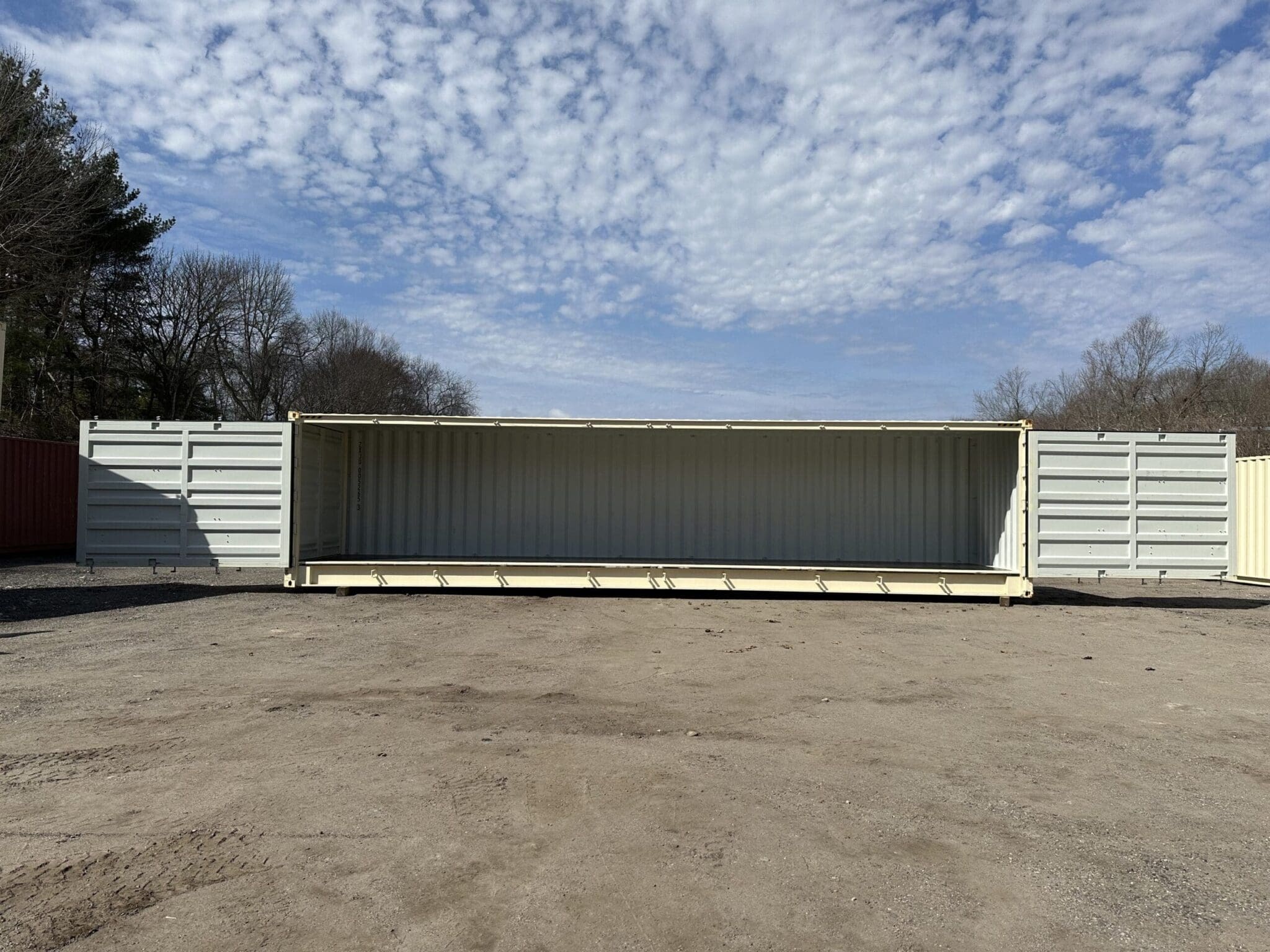 40′ x 8′ x 9.5′ Tall – New **High Cube OPEN SIDE** Shipping