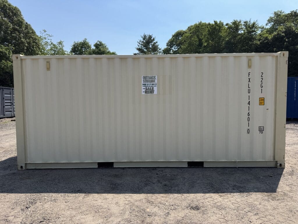 20' Shipping Container Beige