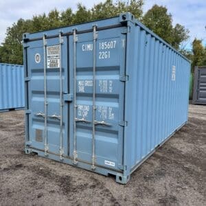 20′ x 8′ x 8.5′ Tall– New Shipping/Storage Container – Wind and Watertight – PRETTY BLUE