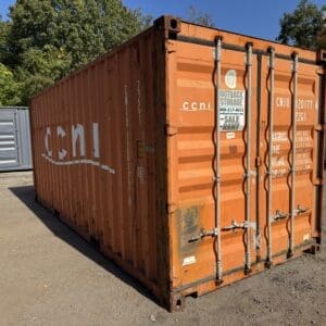 20′ x 8′ x 8.5′ Tall –Used Shipping / Storage Container-Wind and Watertight – ORANGE