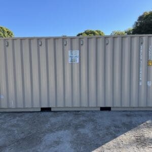 20′ x 8′ x 8.5′ Tall– New Shipping/Storage Container – Wind and Watertight – TAN
