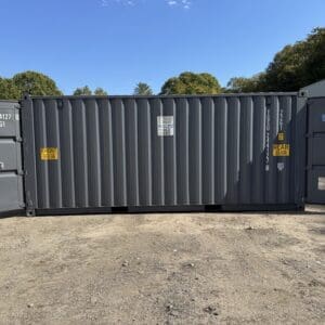 20′ x 8′ x 8.5′ Tall– New **DOUBLE DOOR** Shipping/Storage Container – Wind and Watertight – DARK GRAY